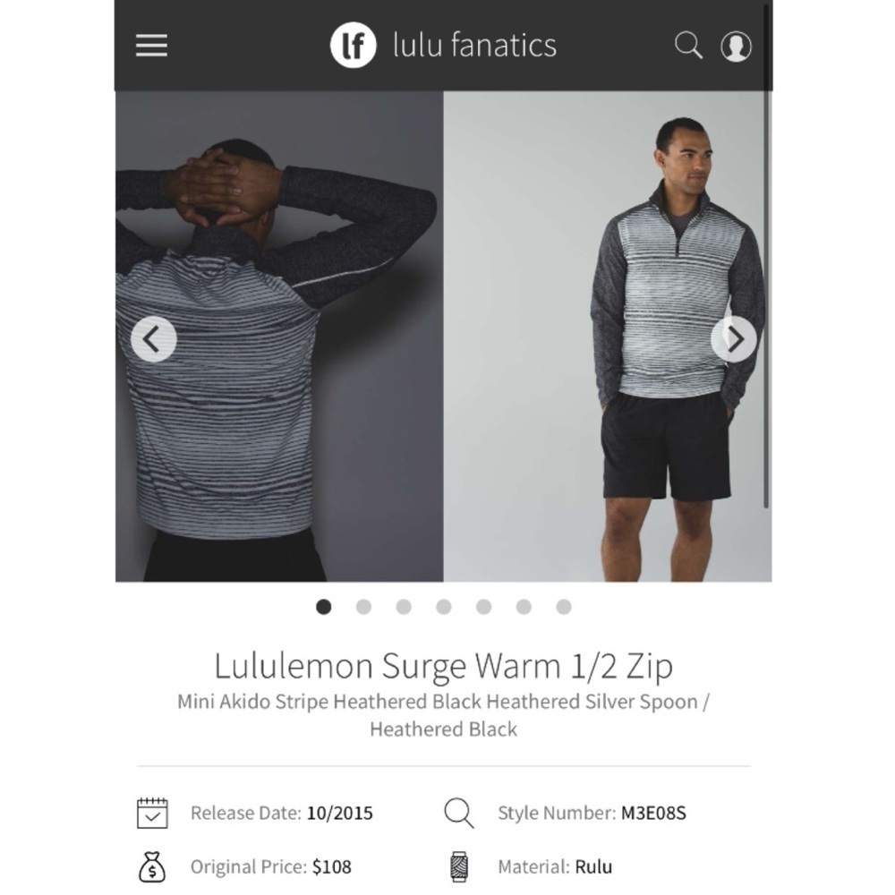 Lululemon 1/2 Zip - Picture 4 of 4
